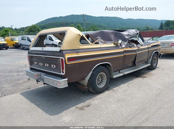 000000X15SKBJ8626 1978 FORD F150 Коричневый Задняя правая четверть