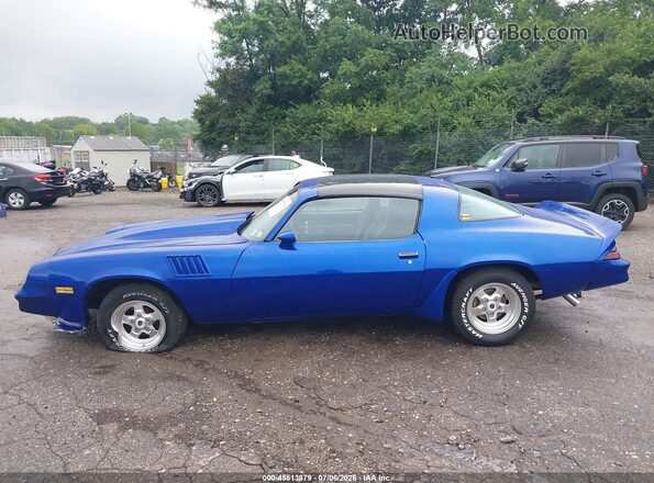 1Q87L9N596891 1979 CHEVROLET CAMARO Blue სალონის 360-გრადუსიანი ხედი