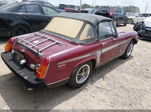 0000GAN6UG171772G 1976 MG MIGET Бордовый Задняя правая четверть