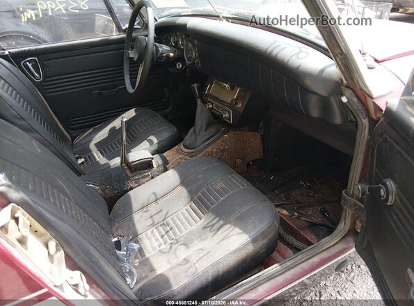 0000GAN6UG171772G 1976 MG MIGET Бордовый Вид салона спереди