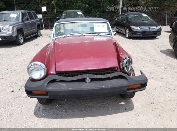 0000GAN6UG171772G 1976 MG MIGET Бордовый Вид щитка приборов