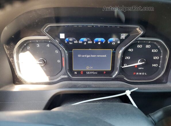 0K0748814336 2022 GMC SIERRA Black Vista del cuadro de instrumentos