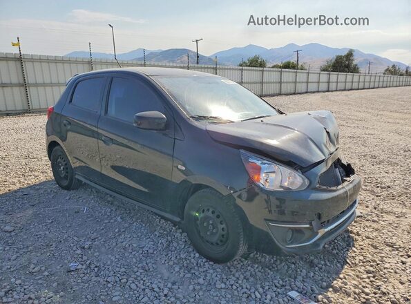 ML32A3HJ6KH010978 2019 MITSUBISHI MIRAGE Black Front view