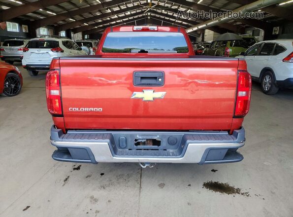 1GCHTBEAXG1100327 2016 CHEVROLET COLORADO Burgundy Widok wnętrza z przodu