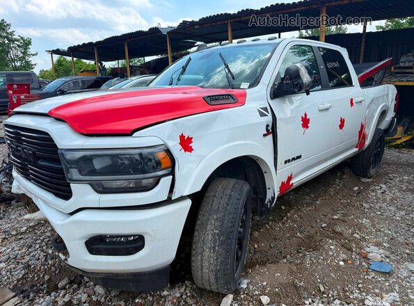 3C6UR5FL2NG154774 2022 RAM 2500 Белый Задняя правая четверть