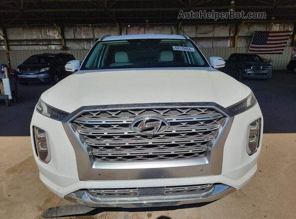 KM8R54HE2LU090065 2020 HYUNDAI PALISADE White Rear view