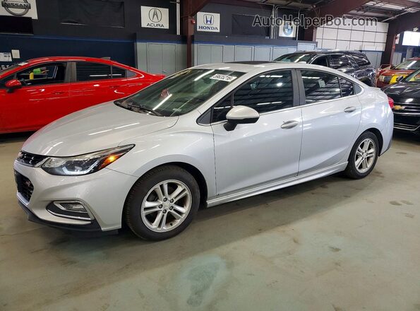 1G1BE5SM0H7191678 2017 CHEVROLET CRUZE Silver Trasero izquierdo