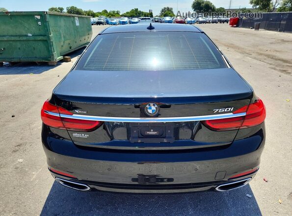WBA7F2C57GG419252 2016 BMW 7 SERIES Black Սալոնի դիմացի տեսք