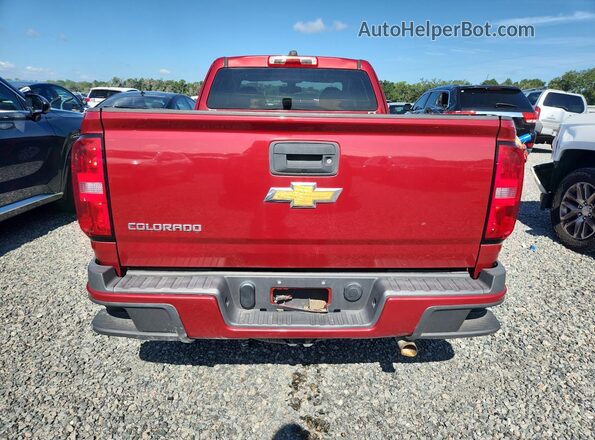 1GCHSCE39G1303090 2016 CHEVROLET COLORADO Бордовый Вид салона спереди