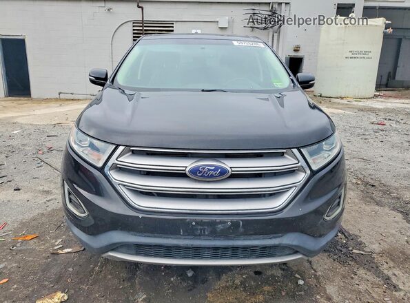 2FMPK3K96GBB13364 2016 FORD EDGE Black უკანა ხედი