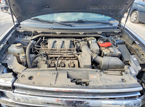 2FMGK5B86KBA17780 2019 FORD FLEX Gray Vista de la etiqueta del VIN