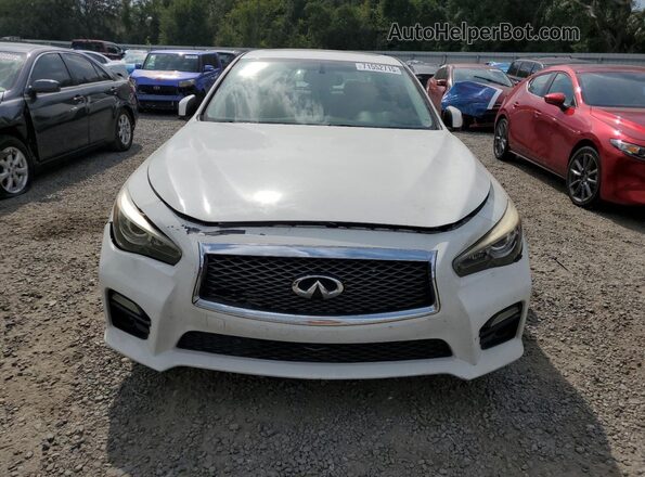 JN1FV7AP4GM421421 2016 INFINITI Q50 White Հետևի տեսք