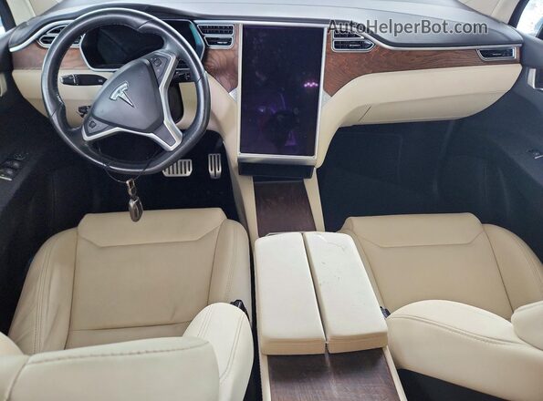 5YJXCDE44JF081127 2018 TESLA MODEL Gray Widok zestawu wskaźników