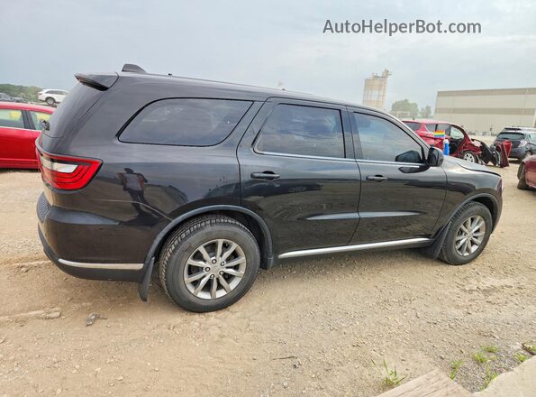 1C4RDJFG8GC442393 2016 DODGE DURANGO Черный Передняя правая четверть