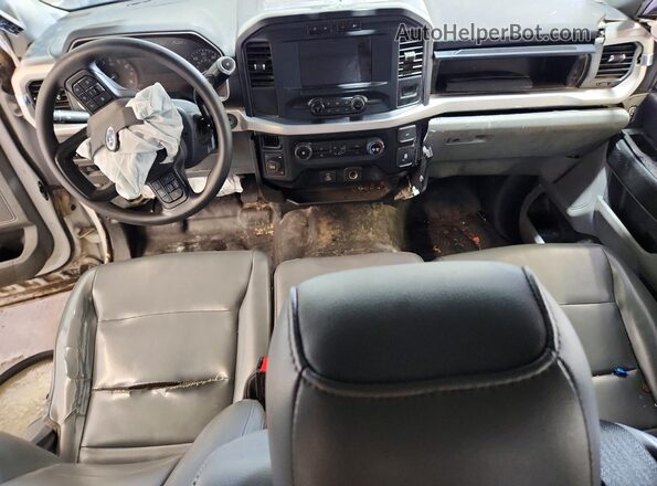 1FTEW1EB6MFB80639 2021 FORD F150 White Vista del cuadro de instrumentos