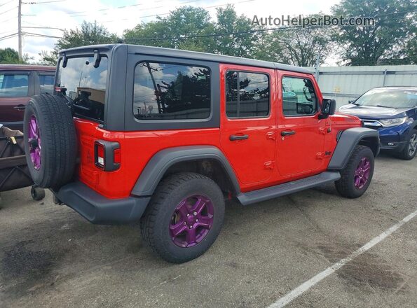 1C4HJXDNXLW188686 2020 JEEP WRANGLER Red Przód prawy