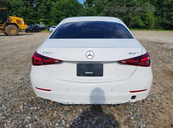 W1KAF4HB4PR138510 2023 MERCEDES-BENZ C White Widok wnętrza z przodu