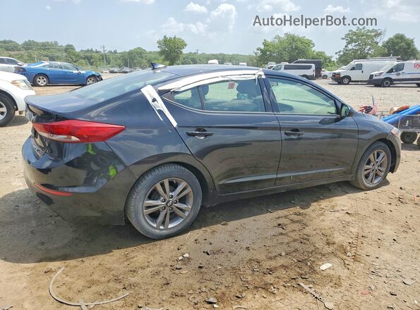 5NPD84LF3HH005807 2017 HYUNDAI ELANTRA Black წინა მარჯვენა