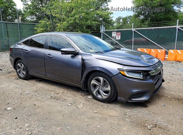 19XZE4F57LE001046 2020 HONDA INSIGHT Gray Առջևի աջ