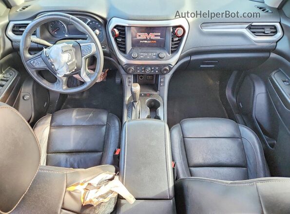 1GKKNMLS6HZ156635 2017 GMC ACADIA Silver Widok zestawu wskaźników