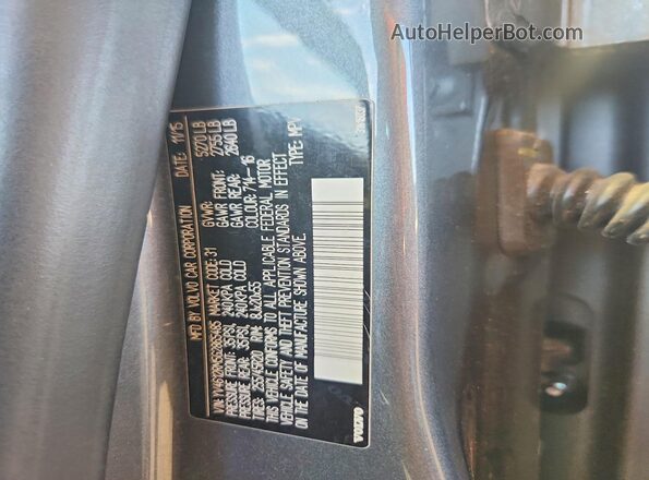 YV4612RM5G2865485 2016 VOLVO XC60 Black Widok wnętrza 360 stopni