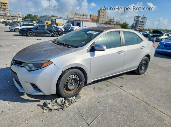 5YFBURHE2GP546039 2016 TOYOTA COROLLA Silver Trasero izquierdo