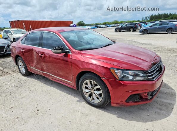 1VWAT7A35HC049750 2017 VOLKSWAGEN PASSAT Burgundy Front view