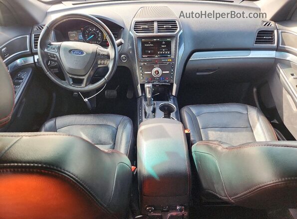 1FM5K8GT3GGA25423 2016 FORD EXPLORER Silver Вид щитка приладів