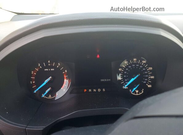 2FMPK3G95HBC52282 2017 FORD EDGE Blue Вид задніх сидінь