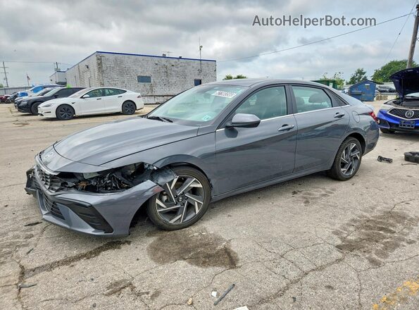 KMHLS4DG1SU948453 2025 HYUNDAI ELANTRA Gray Rear left