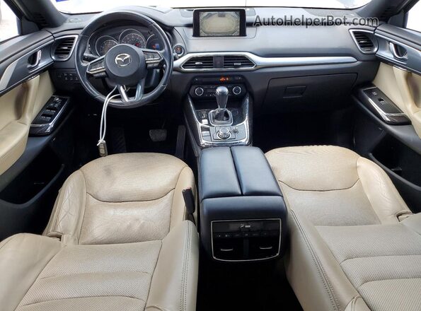 JM3TCADY5H0136640 2017 MAZDA CX-9 Blue Սարքավորումների վահանակի տեսք