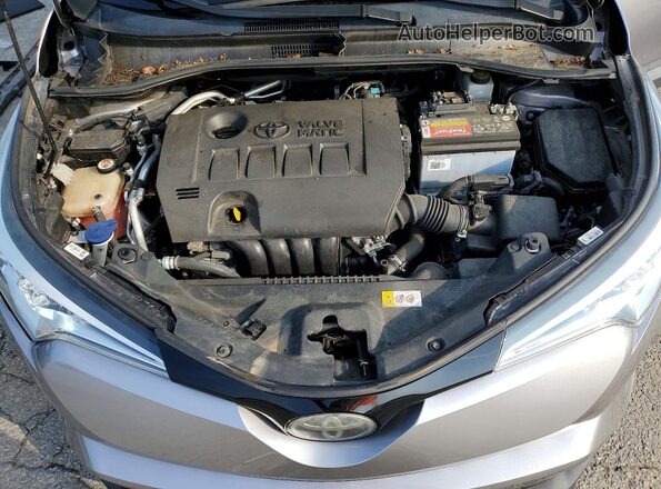 NMTKHMBX9JR056647 2018 TOYOTA C-HR Silver Вид наклейки з VIN-кодом