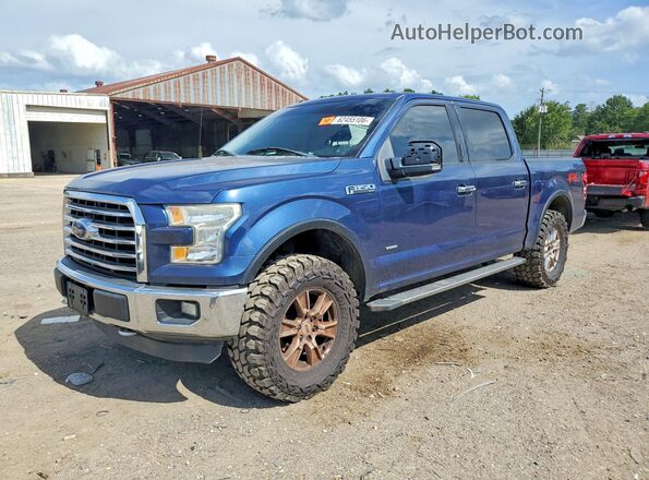 1FTEW1EP0GKD86773 2016 FORD F150 Blue უკანა მარცხენა