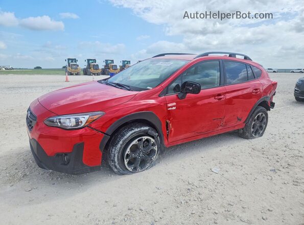 JF2GTAPC1M8227332 2021 SUBARU CROSSTREK Red Trasero izquierdo