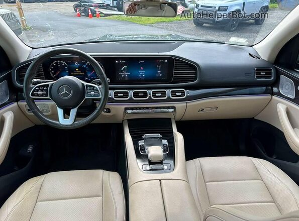 4JGFF5KE7LA152401 2020 MERCEDES-BENZ GLS-CLASS Gray Вид задніх сидінь