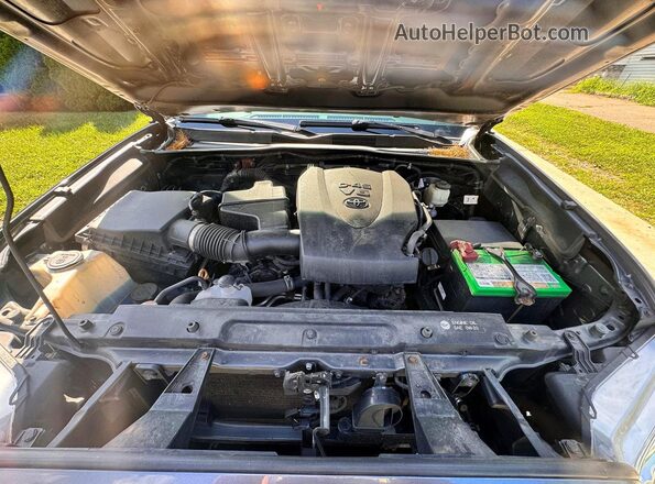 3TMCZ5ANXKM239629 2019 TOYOTA TACOMA Charcoal წინა პანელის ხედი