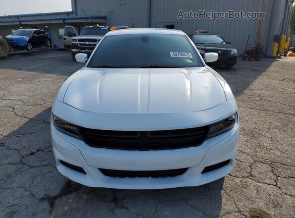 2C3CDXAG8JH239299 2018 DODGE CHARGER White Widok z tyłu