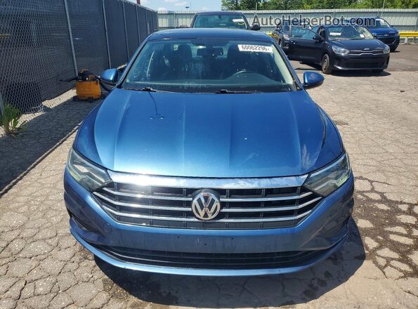 3VWCB7BU9LM031276 2020 VOLKSWAGEN JETTA Blue Rear view