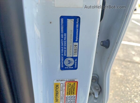 3GTU9FEL1LG309618 2020 GMC SIERRA White უკანა სალონის ხედი