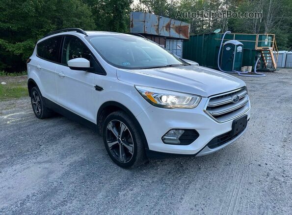 1FMCU9HD0JUA68382 2018 FORD ESCAPE White Trasero izquierdo
