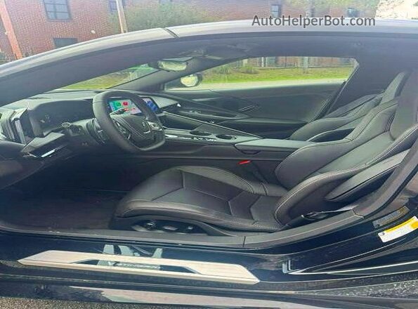 1G1YB2D40T5100394 2026 CHEVROLET CORVETTE Black Вид салону спереду