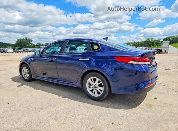 5XXGT4L34JG214413 2018 KIA OPTIMA Blue Tył prawy