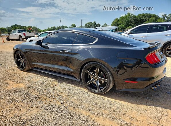 1FA6P8CF3J5137609 2018 FORD MUSTANG Black Trasero derecho