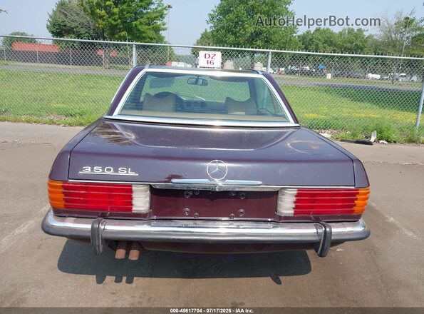 10704412002325 1972 MERCEDES-BENZ 350SL Maroon Vista frontal