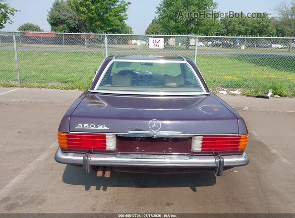 10704412002325 1972 MERCEDES-BENZ 350SL Maroon 