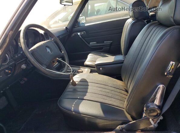 10704412034744 1976 MERCEDES-BENZ SL Silver Widok wnętrza z przodu