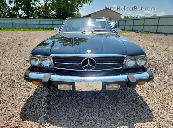 10704412044504 1978 MERCEDES-BENZ 450SL Black Widok z przodu