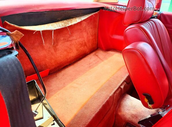 10704412044504 1978 MERCEDES-BENZ 450SL Black Widok tylnych siedzeń