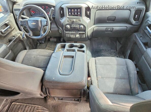 3GCPABEK4NG608527 2022 CHEVROLET SILVERADO Silver ხელსაწყოთა პანელის ხედი