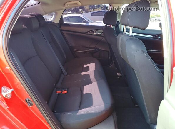 2HGFC2F67LH597478 2020 HONDA CIVIC Red Widok wnętrza z tyłu